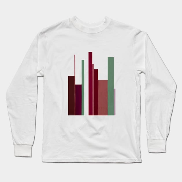 Abstract #3 Long Sleeve T-Shirt by DomaDART